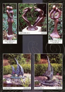 Harasimowicz ogrody - Figury z brązu - postacie w różnych pozycjach- wybór (3)